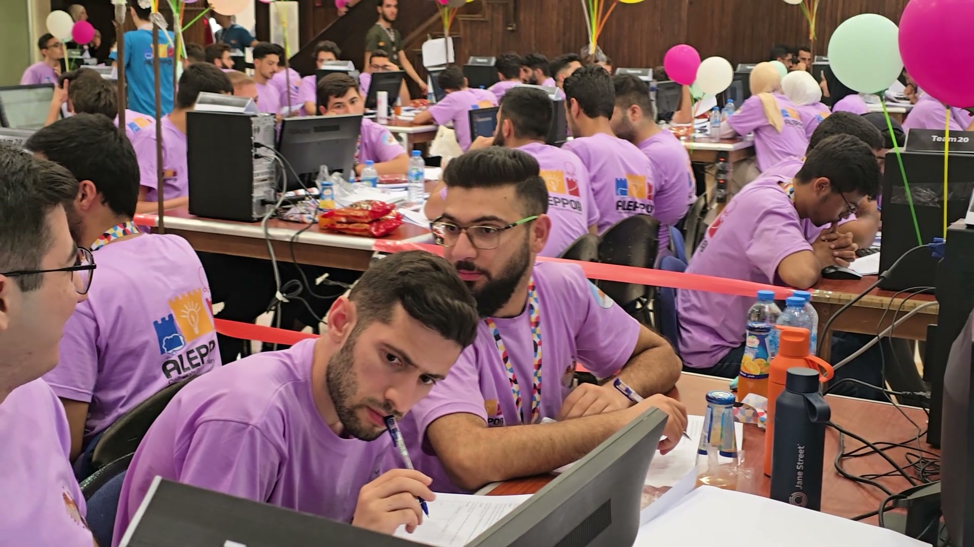 Club organizers and supervisors among the teams on contest day